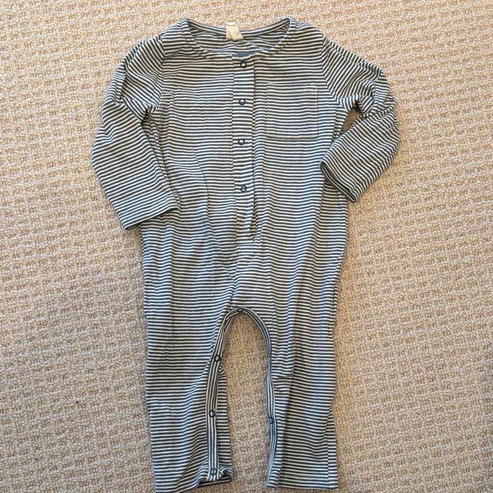 Striped Baby Footie